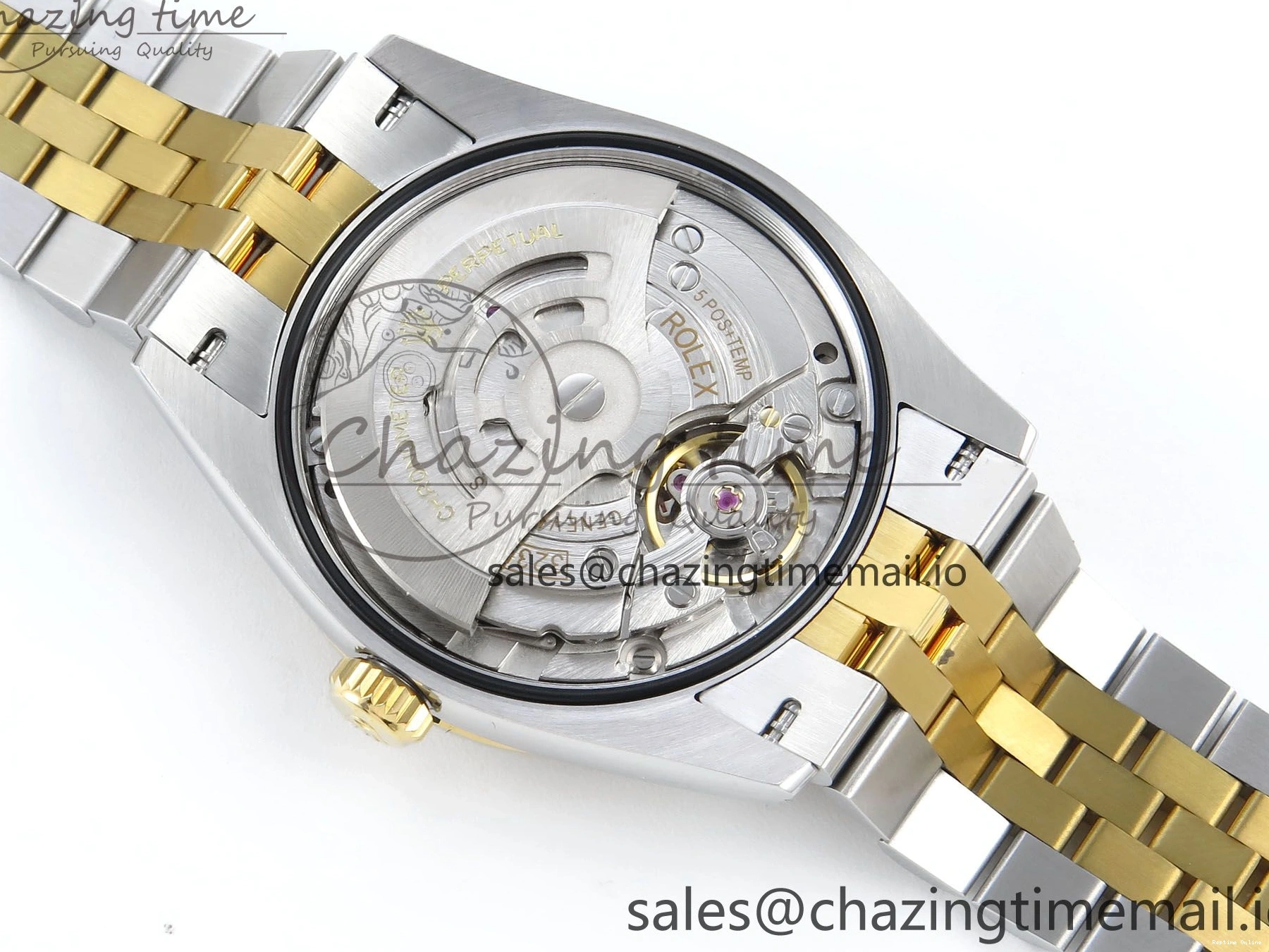1225 Resilient DateJust 36 126233 EWEF Best Edition YG Stick Dial on SS YG Jubilee Bracelet A 624